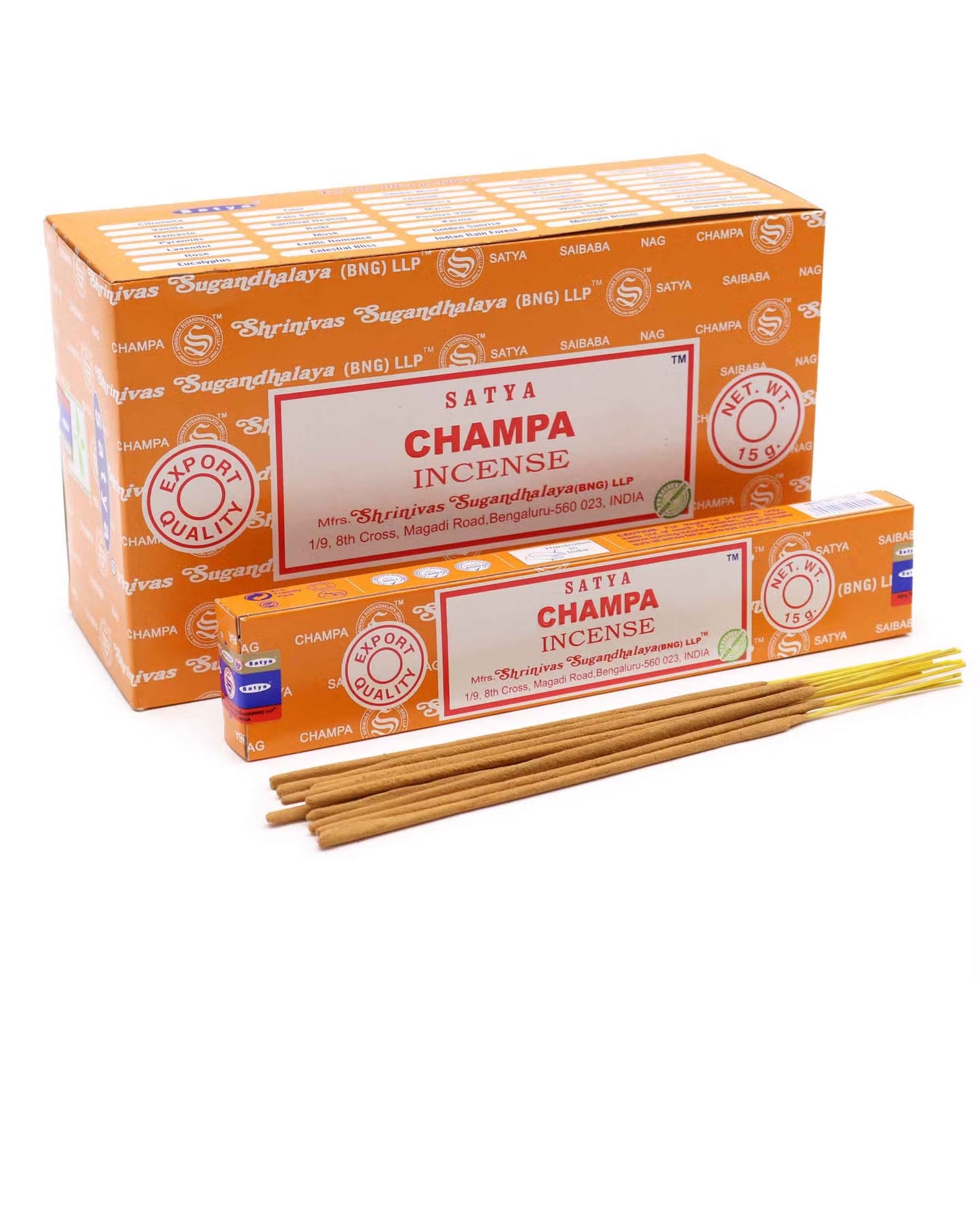 Bețișoare parfumate Satya - Champa