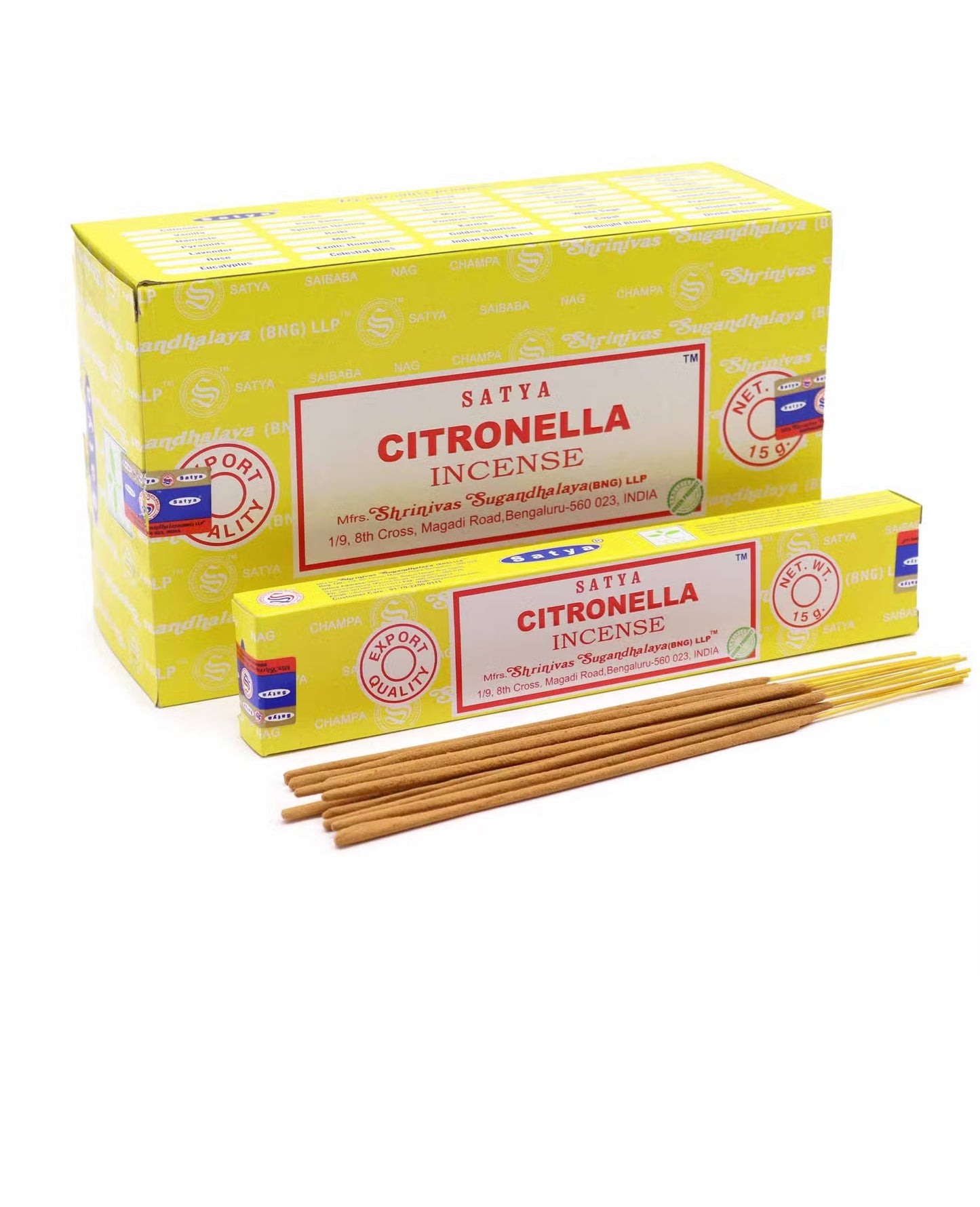 Bețișoare parfumate Satya - Citronella