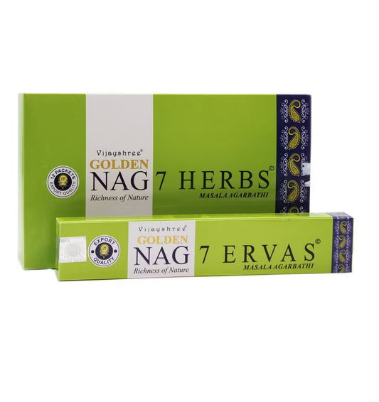Bețișoare Parfumate Golden Nag - 7 Plante