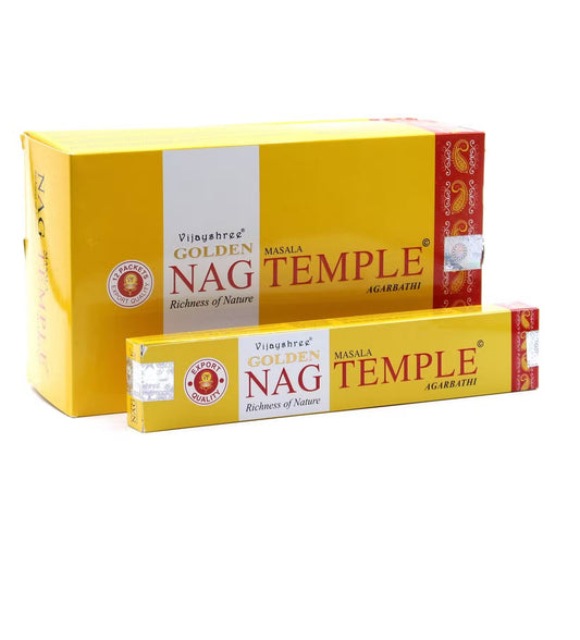 Bețișoare Parfumate Golden Nag - Temple